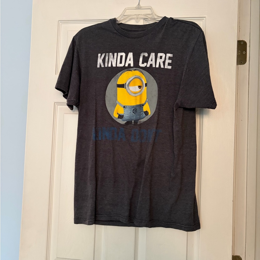 Gray Minion Graphic Tee